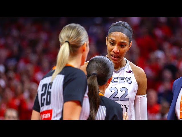 Nearby fan shares what was said by the ejected Fever fan that A'ja Wilson confronted.
