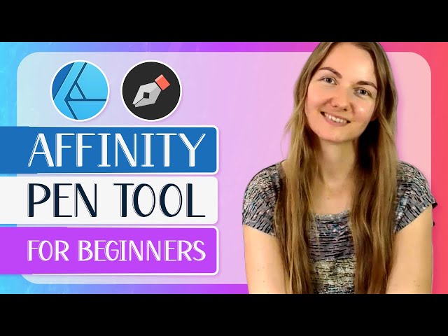 How to use the pen tool tutorial in Affinity Designer 2 for beginners