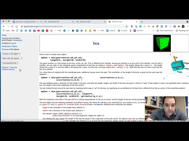 2D Vector Coding Activity   Part I
