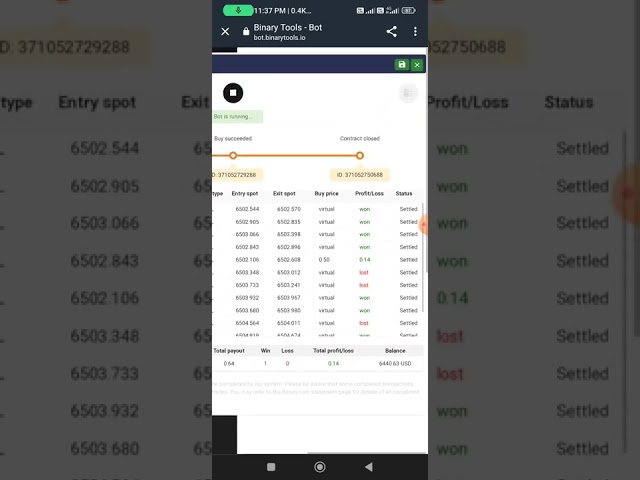 Binary Bot Testing 1