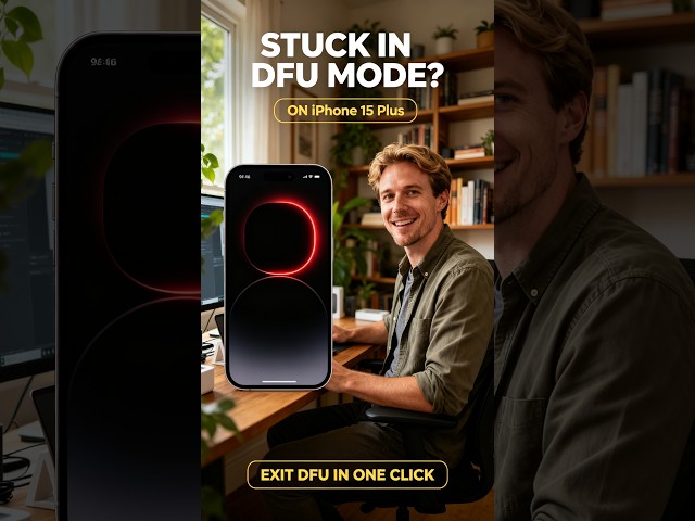 iPhone 15 Plus Stuck in DFU Mode? Quick Solution