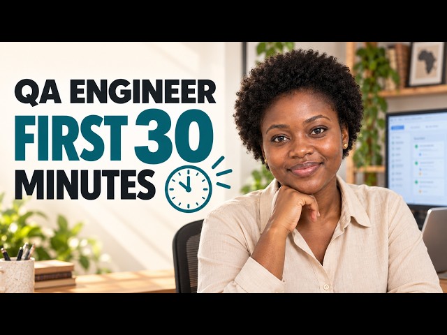 What I Do as a QA ENGINEER in My First 30 Minutes?