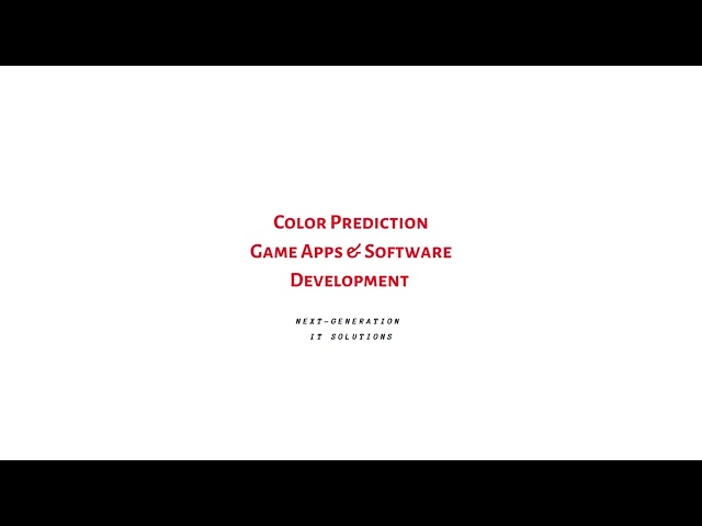 Color Prediction App Development | Color Prediction Game Apps & Software Development Company