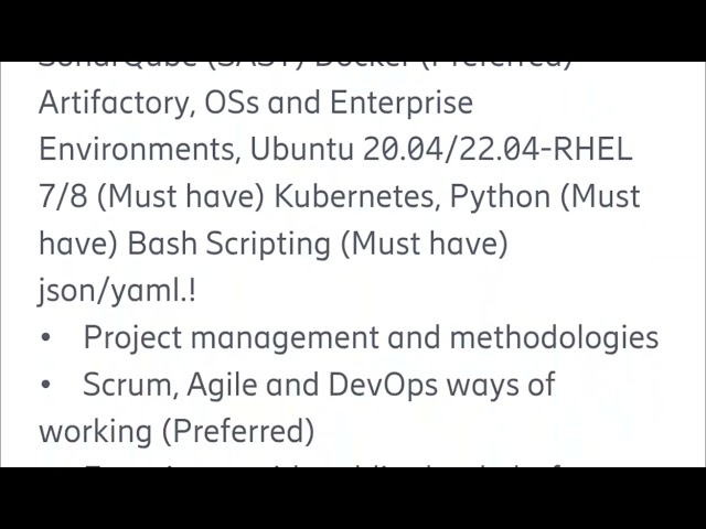 Devops job description for upcoming interview #devops #devopsjobs #dailyjobupdates @ITAchieverYT 