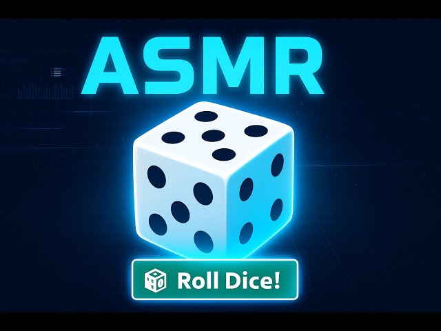🎲 ASMR Dice Roll – Satisfying Clicks & Calm Vibes | No Talking 🎧