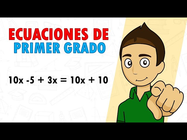 FIRST-DEGREE EQUATIONS | Super Easy | For Beginners