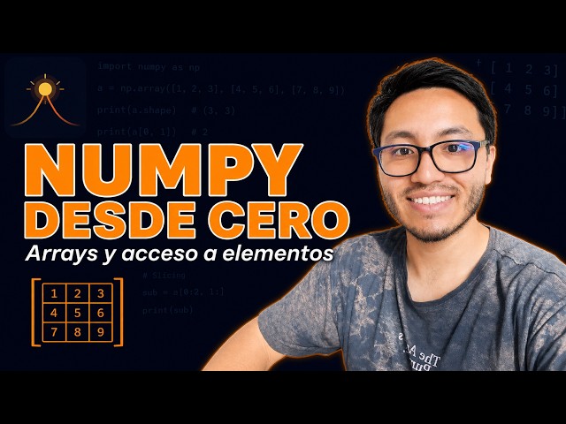 Fundamentos de Ciencia de Datos - 2. Crear arrays con Numpy