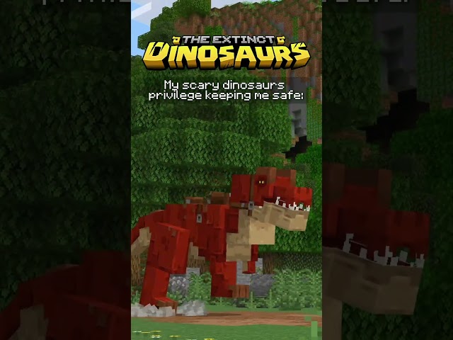 My Dinosaur Privilege 🦖✨ #Minecraft #addon