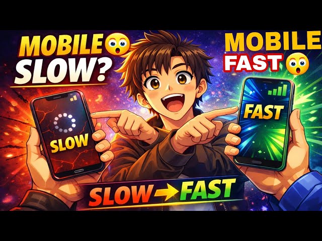 Mobile Slow? ⚡ Phone & Network Dono 100% FAST! 🚀#mobile#network #problem #fix #slow #fast 