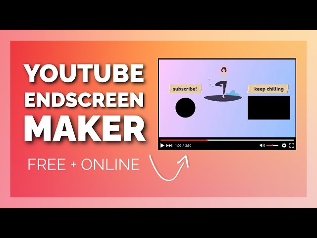 How to Make a YouTube End Screen Outro with an Online Template (Youtube Channel Art Series)