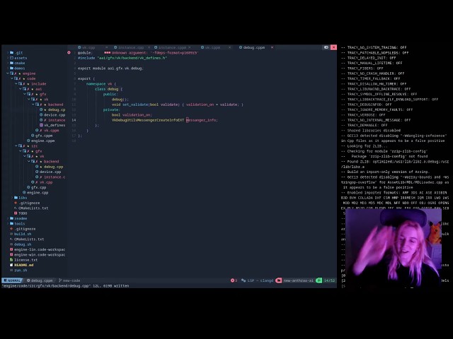writing my own game engine (vulkan/c++) // snow is melting , as my dreams... 🌱