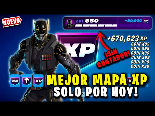 NUEVO MAPA DE XP 🔥🚀 CÓMO SUBIR DE NIVEL RÁPIDO EN FORTNITE ⚡🎮 MAPAS DE XP FORTNITE CAPÍTULO 7