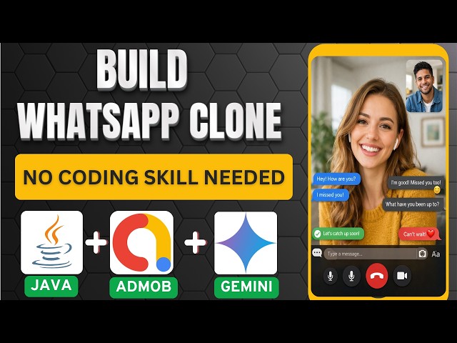 I Built a Pro WhatsApp Clone in Java (Gemini + AdMob Setup)