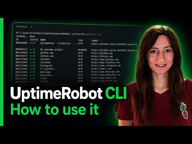 The UptimeRobot CLI: Manage your monitoring from the terminal
