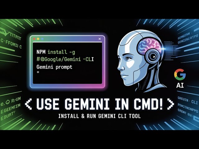 HOW TO USE GEMINI IN COMMAND PROMPT