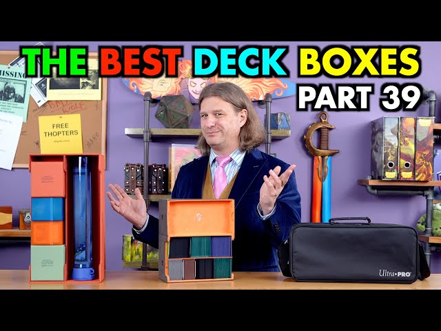 The Best Deck Boxes 39 - Ultimate Guard Omnihive, Ultra Pro Deluxe Trove, Gamegenic Games' Lair 600+