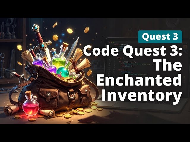 Python OOP Inventory System Tutorial: Build a Magical RPG Bag (Code Quest #3)
