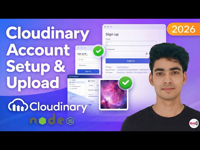 Cloudinary | Node.js में Cloudinary का उपयोग कैसे करें और Cloudinary को सेटअप कैसे करें (पूर्ण ट्...