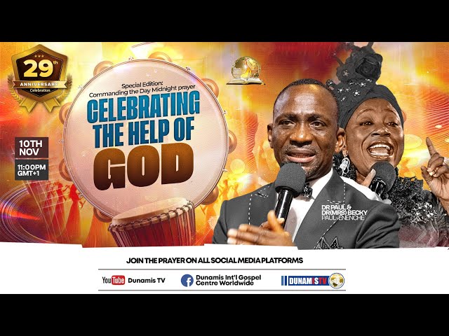 COMMANDING THE DAY MIDNIGHT PRAYER || CELEBRATING THE HELP OF GOD || 10-11-2025