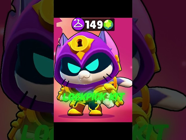 New Upcoming Lockpick Kit Skin 🔐😺 #shorts #brawlstars