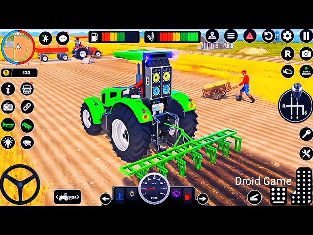 Modern Tractor Farming Driving Simulator 3D - New Tractor Games - Android  Gameplay