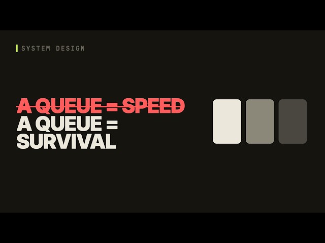 Message Queues, Explained: Don't Make the User Wait