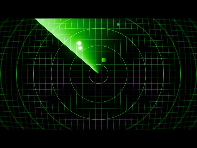 1 Hour 4K Radar Motion Graphics Animation  - VJ Loop - Ultra HD - Live Wallpaper - Screensaver