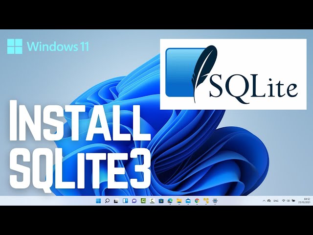 How To Install SQLite3 In Windows 11