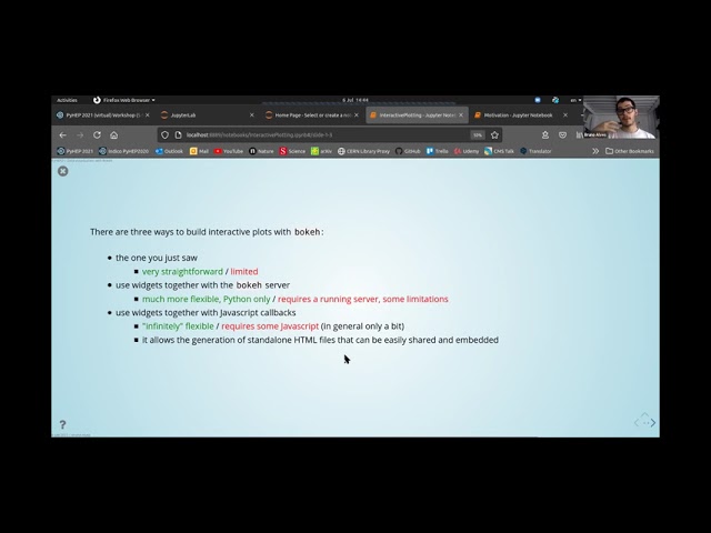 PyHEP 2021: Data visualization with Bokeh