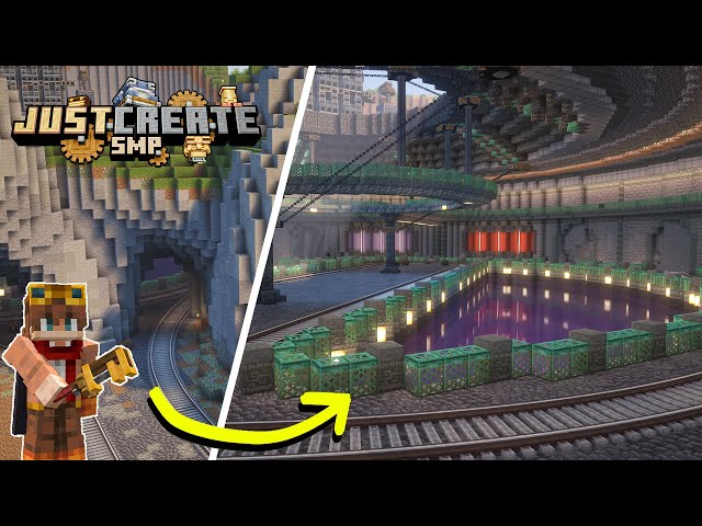 Starting my MEGA BASE in Minecraft Create Mod