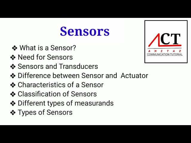 Sensors || What Is Sensor?