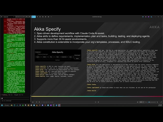 Akka Specify Demo: Using spec-driven development (SDD) with Akka