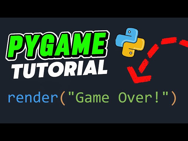 Game Over on Touch! – Lesson 10 | Pygame Tutorial for Beginners
