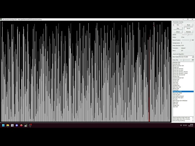 DM: When the Radix LSD sort sounds like a shephards tone and an alien portal