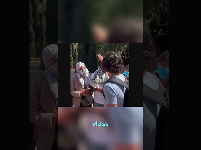 UCLA Student Confronts Protesters