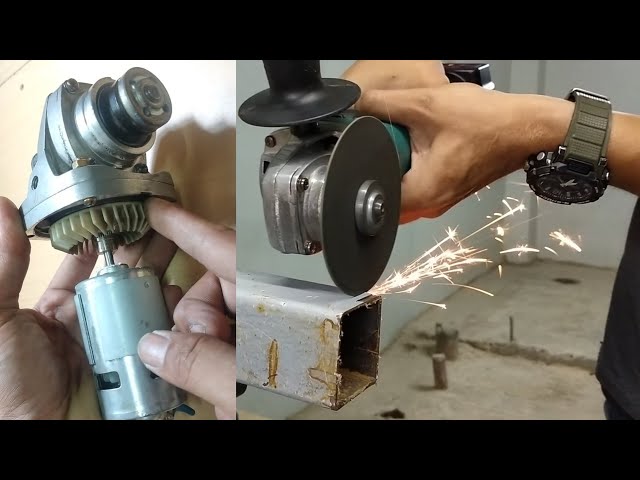 Homemade Cordless Angle Grinder | how to make cordless angle grinder | diy cordless angle grinder