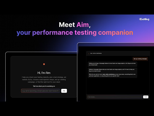 Meet Aim: Gatling's AI testing assistant