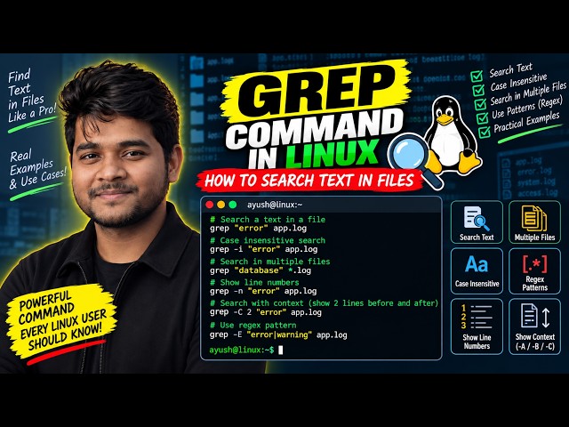 grep Command in Linux | How to Search Text in Files