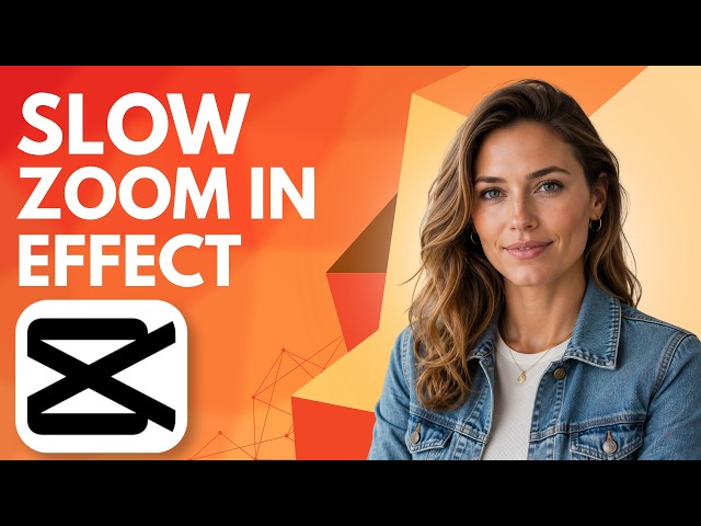 How to slow zoom in CapCut (Easy Tutorial)