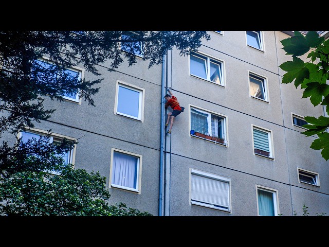 24 Hours Urban Free Climbing with Tom Randall