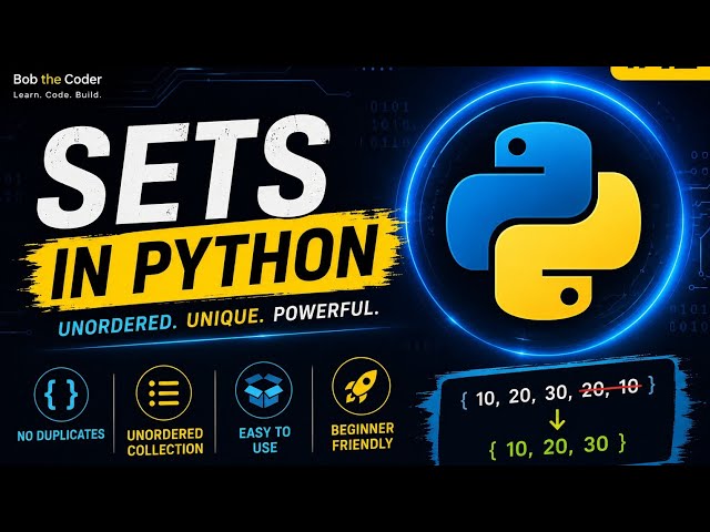 Sets in Python 🐍 | Python Tutorial #12 | Python for Beginners (Hinglish)