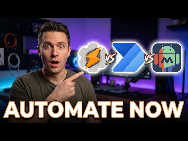 Tasker vs Automate vs MacroDroid (2026) | Best Android Automation App?