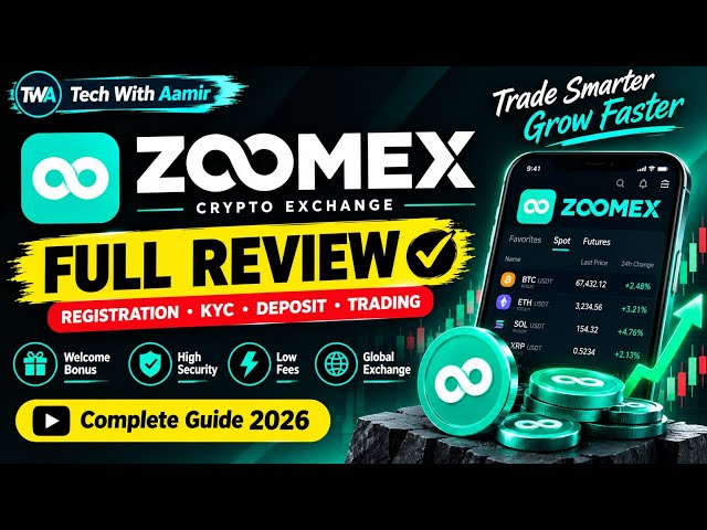 Zoomex Exchange 2026 🔥 Full Review & Trading Tutorial | Bonus, Registration & Fees