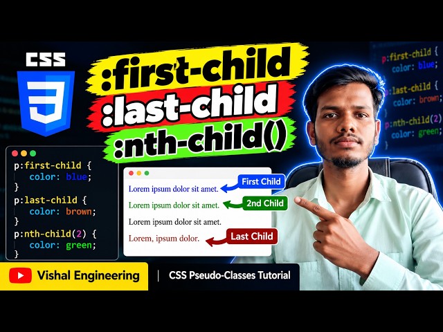 CSS :nth-child() Explained | Select Specific Child Elements | CSS Tutorial for Beginners