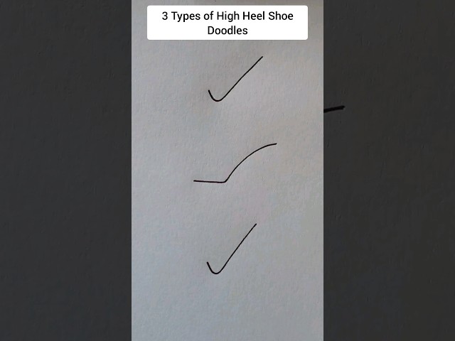 High heels drawing easy  #drawingtutorial
