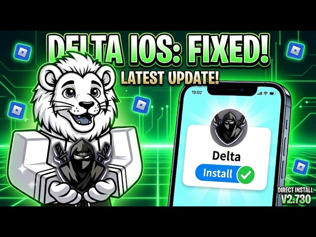 Install Delta Executor Mobile FIXED NEW Update [v2.729] Roblox on iOS!