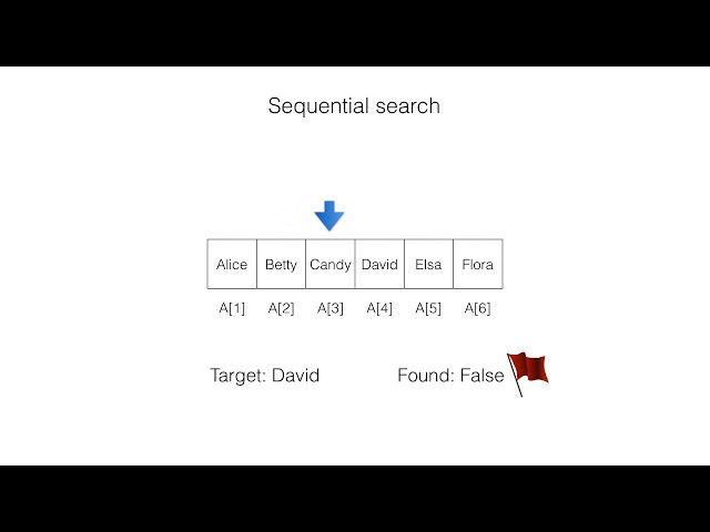 Sequential Search with Flag