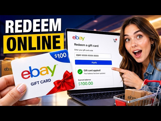 How to redeem a eBay gift card online