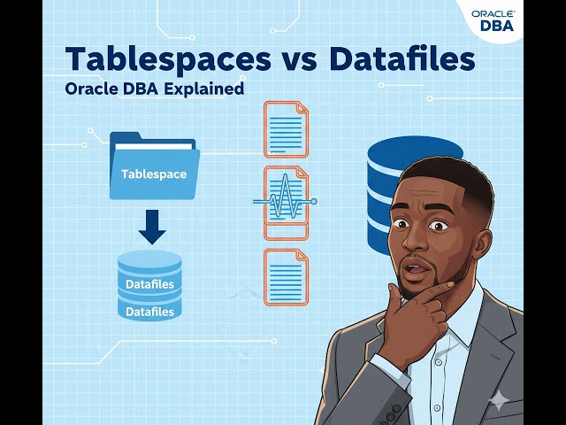 Oracle Tablespaces & Datafiles Explained | Day 8 of 100-Day Oracle DBA Challenge