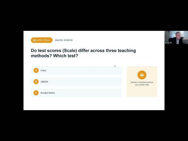 Cracking the Data Analysis Plan: From Research Question to Statistical Test - August 2026